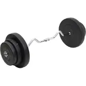 vidaXL Krultang met gewichten, 60 kg