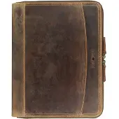 Greenburry Leren Tablet-/Schrijfmap A4
