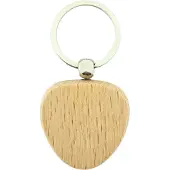 Combicraft Blanco houten sleutelhanger driehoek 40x40mm - verpakking 10 stuks