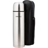KINGHOFF RVS Thermosfles 500ml - Dubbelwandig & Schokbestendig - Met Klikklik Deksel en Schenkfunctie