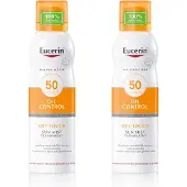 Eucerin Sun Oil Control Mist Transparent Dry Touch SPF50 2x200ml