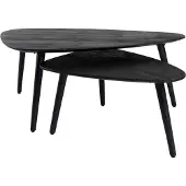 Home67 Salontafel jamal mangohout set van 2