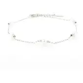 Kalli Armband Zilver met Platte Bedels Zirkonia | 2583