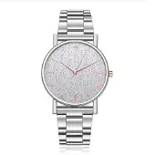 LGT JWLS Dameshorloge - Sterrenhemel Design - Zilver & Rose Goud
