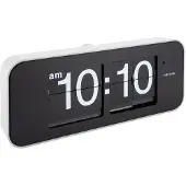 Karlsson Klok Wide Flip White Casing Black Dial