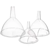 Secret De Gourmet Trechter Transparant Plastic (3 Onderdelen)