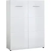 Germania Schoenenkast Adana 120 cm hoog wit