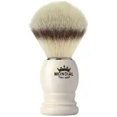 Mondial 1908 Scheerkwast Basic Silvertip Fibre - ivoor