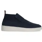 Manfield Blauwe suède boots | Maat 43