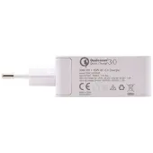 TooQ USB-oplader voor wandmontage, TQWC-2SC03WT