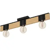 Eglo Houten Plafondlamp Bailrigg