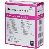 3M Medipore + Pad 10 x 10 cm | 25 stuks