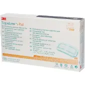 3M Tegaderm + Pad Transparant Filmverband met Absorberend Kompres 9cmx20cm 25 St Pleister