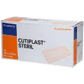 Durafiber Cutiplast Steriel 10cm x 20cm 50 St Pleister