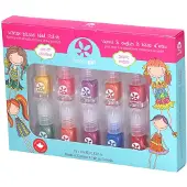 Suncoatgirl Gift Set Party Palette Water-Based Nagellak Kids 10x2 ml Nagellak