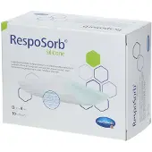 Hartmann RespoSorb Silicone 8 x 8 cm | 10 stuks