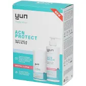 YUN ACN Protect Therapy acne Set - ACN Prebiotic Purifying Face Wash & ACN Hydra Protect Face Cream 1 St Combinatieverpakking