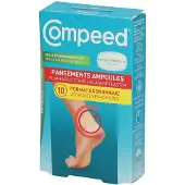 Compeed Blarenpleisters Extreme Grootverpakking - Blarenpleisters - blarenpleisters bieden directe pijnverlichting, snellere genezing - 10 stuks