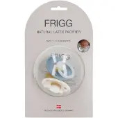 Frigg Fopspeen Rope Night Stone/Cream 0-6 Maanden | 2 stuks