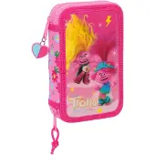 Trolls Gevuld Etui, Band Together - 28 st. - 19,5 x 12,5 x 4 cm - Polyester