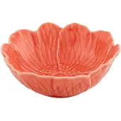 Bordallo Pinheiro Flora Kom 17 Cm Zalmkleurig - Serveerkommen Aardewerk Salmon Pink - 65030282