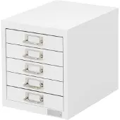 ML-Design Bureau-organizer Darnell | staal wit 28x38x33 cm bureau-organizers | NADUVI