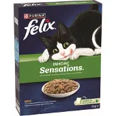 Felix Kattenbrokken Sensations Inhome Adult Kip / Kalkoen / Groenten 1 Kg