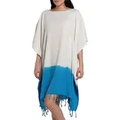 Lalay Dip dye strandtuniek turquoise van Lalay