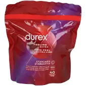 Durex Condooms - Thin Feel Extra Lube - Dun met Extra Glijmiddel - 40 stuks - Voordeelverpakking