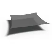 Platinum Sun & Shade Coolfit schaduwdoek vierkant 360x360cm Antraciet