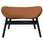 UMAGE A Conversation Piece Ottoman Black Oak | Dunes Rust