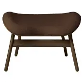 UMAGE A Conversation Piece Ottoman Dark Oak | Teddy Brown
