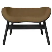 UMAGE A Conversation Piece Ottoman Black Oak | Sugar Brown