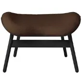 UMAGE A Conversation Stuk Ottoman Black Oak | Teddy Brown