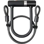 Axa SLOT AXA BEUGEL NEWTON U-LOCK MINI + KABEL ZW