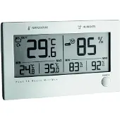 TFA-Dostmann - Hygrometer Twin Plus - Luchtvochtigheid En Temperatuur - Binnen En Buiten - Hygrometers