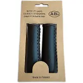 ABI Kunstleer fiets handvatten 135mm zwart