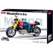 Sluban ModelBricks Café Racer Motor bouwspeelgoed – Constructiespeelgoed – bouwset met 197 bouwstenen – M38-B0958 – vanaf 8 jaar