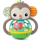 Bright Starts Grab N’ Shake Monkey Rattle Groen Kinderen