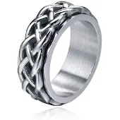 Mendes Ring voor Mannen - Celtic Band Silver-19mm
