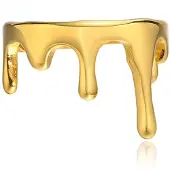 Cilla Jewels Damesring in Gesmolten Goudstijl -18mm