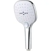 Big Buy Cooking Vierkante Douchekop 3 standen Chroom 12x3.1x24.5cm - Douchen - Douche - Badkamer - Handdouche - Waterbesparend - Anti kalk