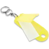 Combicraft Openklapbare sleutellabels geel - 100 stuks