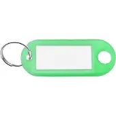 Combicraft Sleutellabels Transparant Groen - 100 stuks