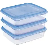 Sunware Diepvriesdozenset 0,7ltr Transparant transparant Kunststof