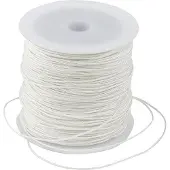 Creativ Company Polyester koord wit 1 mm, 50m