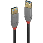 Lindy USB-kabel LINDY 36761 Zwart 1 m (1 Stuks)