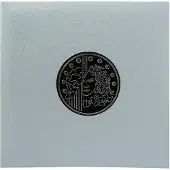 Exacompta Munten verzamelalbum 24,5x25cm metallic grijs 5 pagina’s x 43 vakken