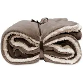 Unique living Plaid Lars Taupe 150 X 200 Cm