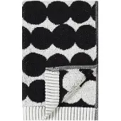 Marimekko Räsymatto handdoek zwart gastendoek 30 x 50 cm.